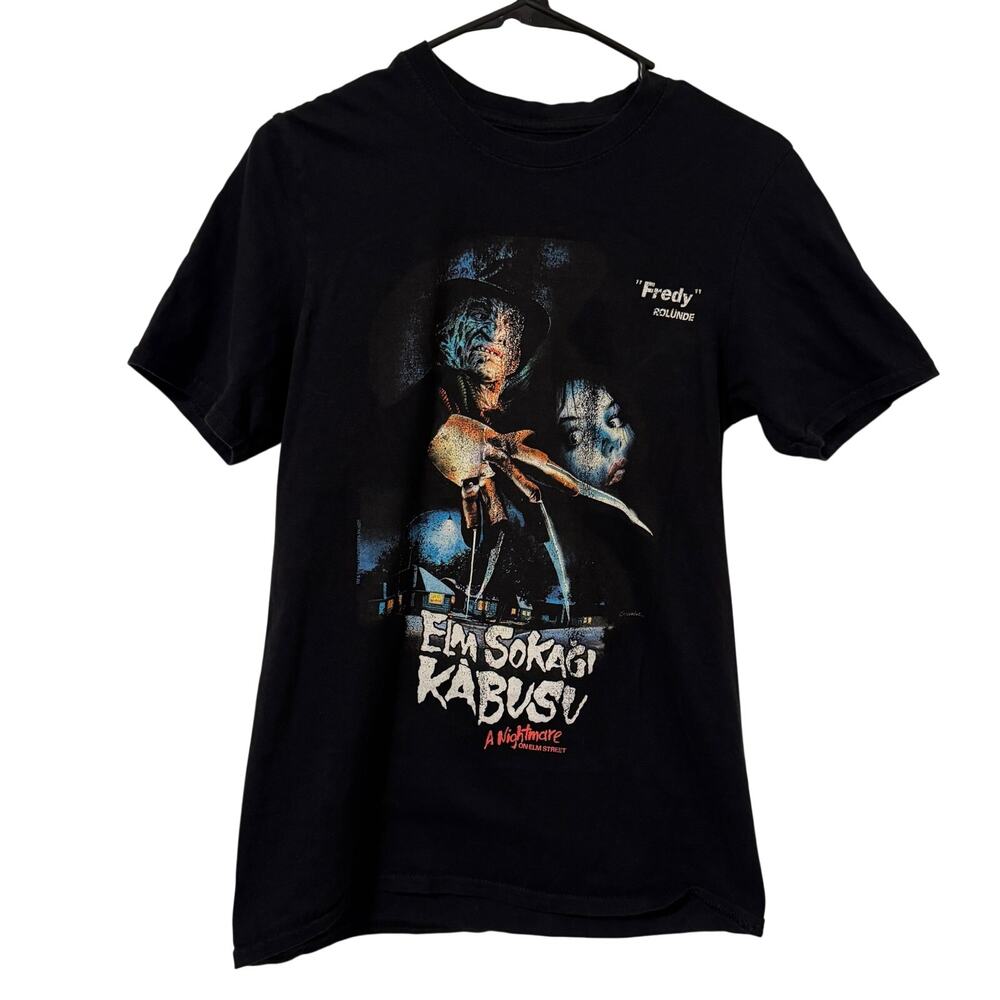 Nightmare on Elm Street Turkish Poster T-Shirt Size S Freddy Krueger Horror Tee